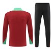 Portugal Training Sweatshirts Quarter-zip 2024-25 Rote Für Kinder